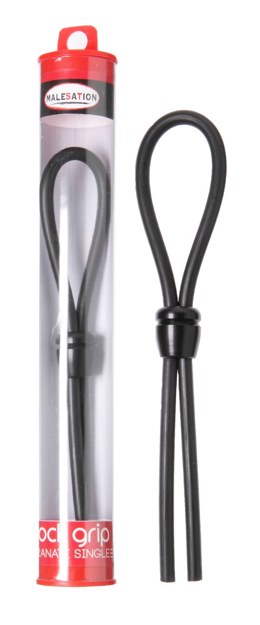 Malesation Cock-Grip Single Black – Adjustable Firmness and Durable Control Default Title COCK RINGS