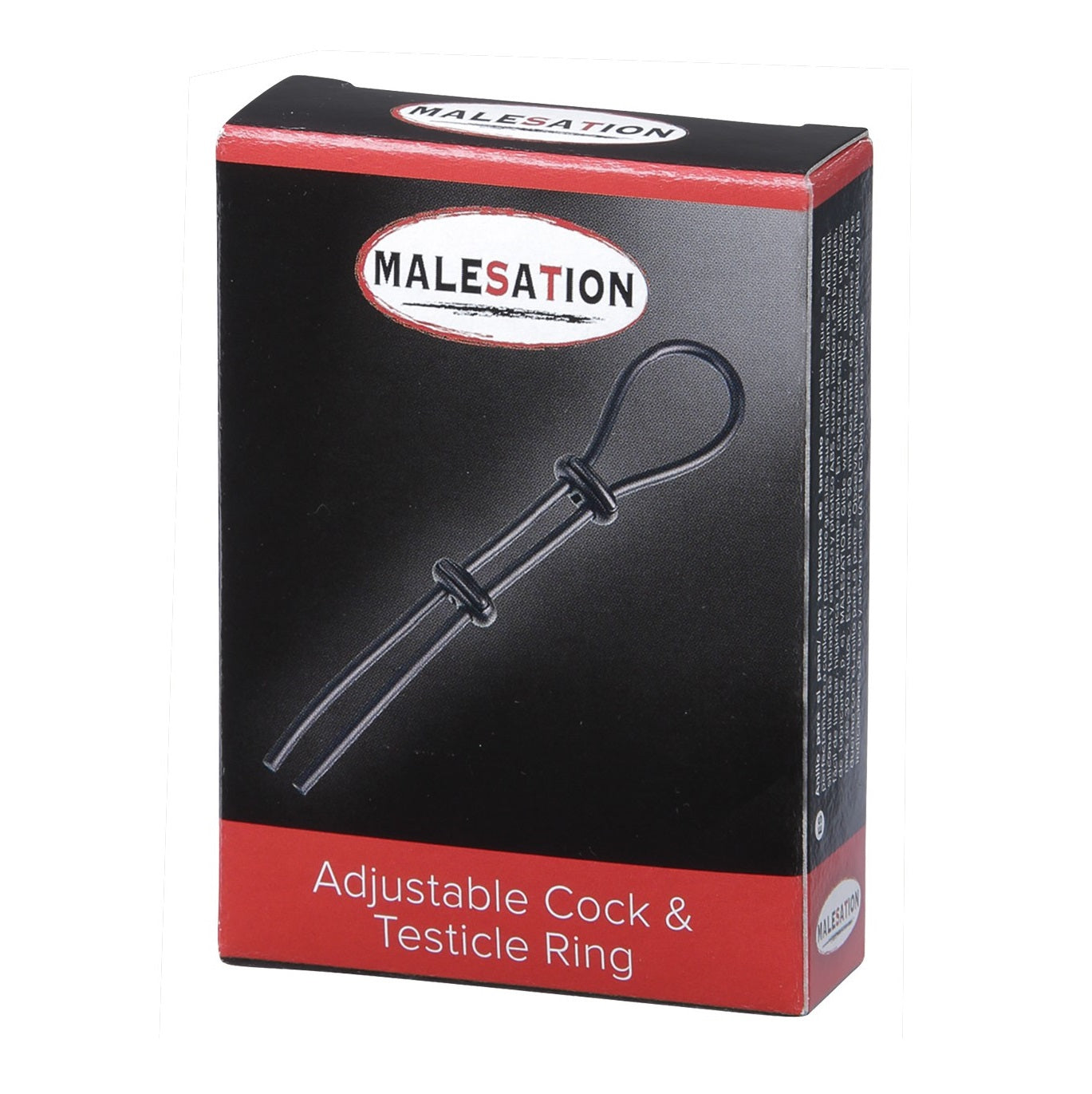 St Rubber | Malesation Adjustable Cock And Testicle Ring Main image