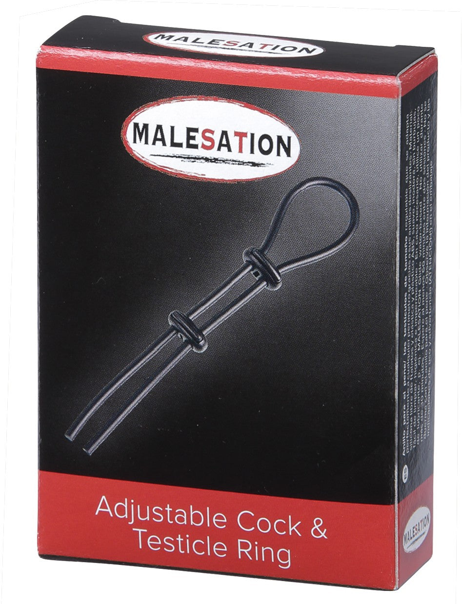 Malesation Adjustable Cock And Testicle Ring – Customizable Fit And Firm Support Secondary image