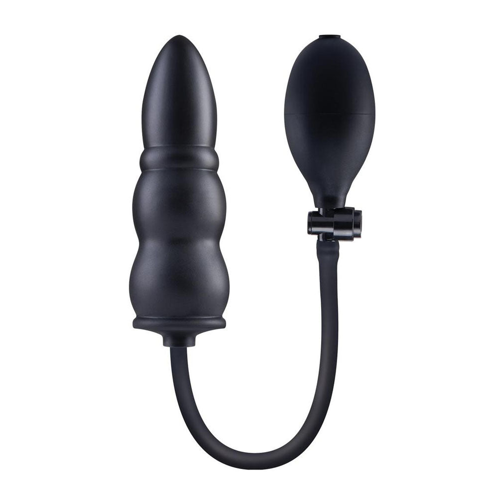 Size Up Ripple 5.5 Inch Inflatable Ribbed Butt Plug > Anal Range > Tunnel and Stretchers Main image
