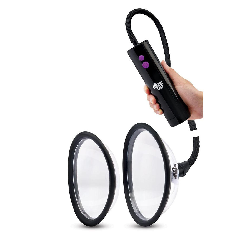 Size Up Rechargeable Power Plumper (10 cm and 12.7 cm) – USB Rechargeable Vagina Pump with Interchangeable Chambers Secondary image