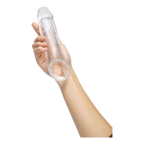 Size Up 2 Inch See Thru Penis Extender with Ball Loop SLEEVES