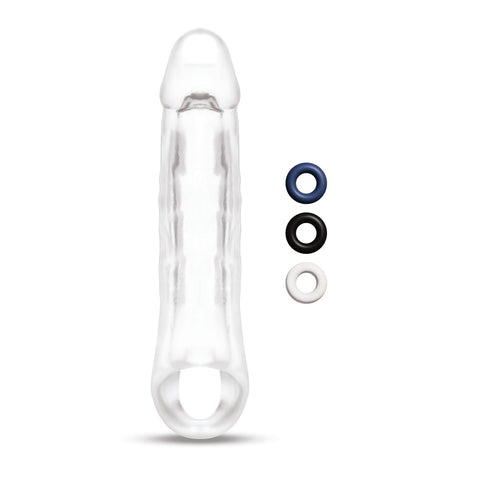 Size Up 2 Inch See Thru Penis Extender with Ball Loop SLEEVES