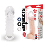 Size Up 1.5 Inch See Thru Stretch Penis Extender Clear > Sex Toys For Men > Penis Sleeves