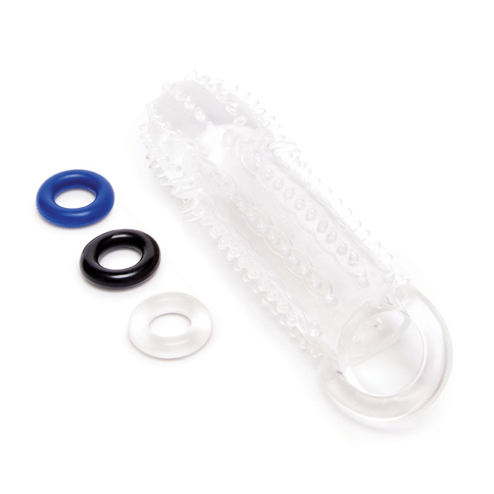 Size Up 1.5 Inch See Thru Stretch Penis Extender > Sex Toys For Men > Penis Sleeves
