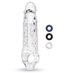 Size Up 1 Inch See Thru Stretch Penis Extender > Sex Toys For Men > Penis Sleeves