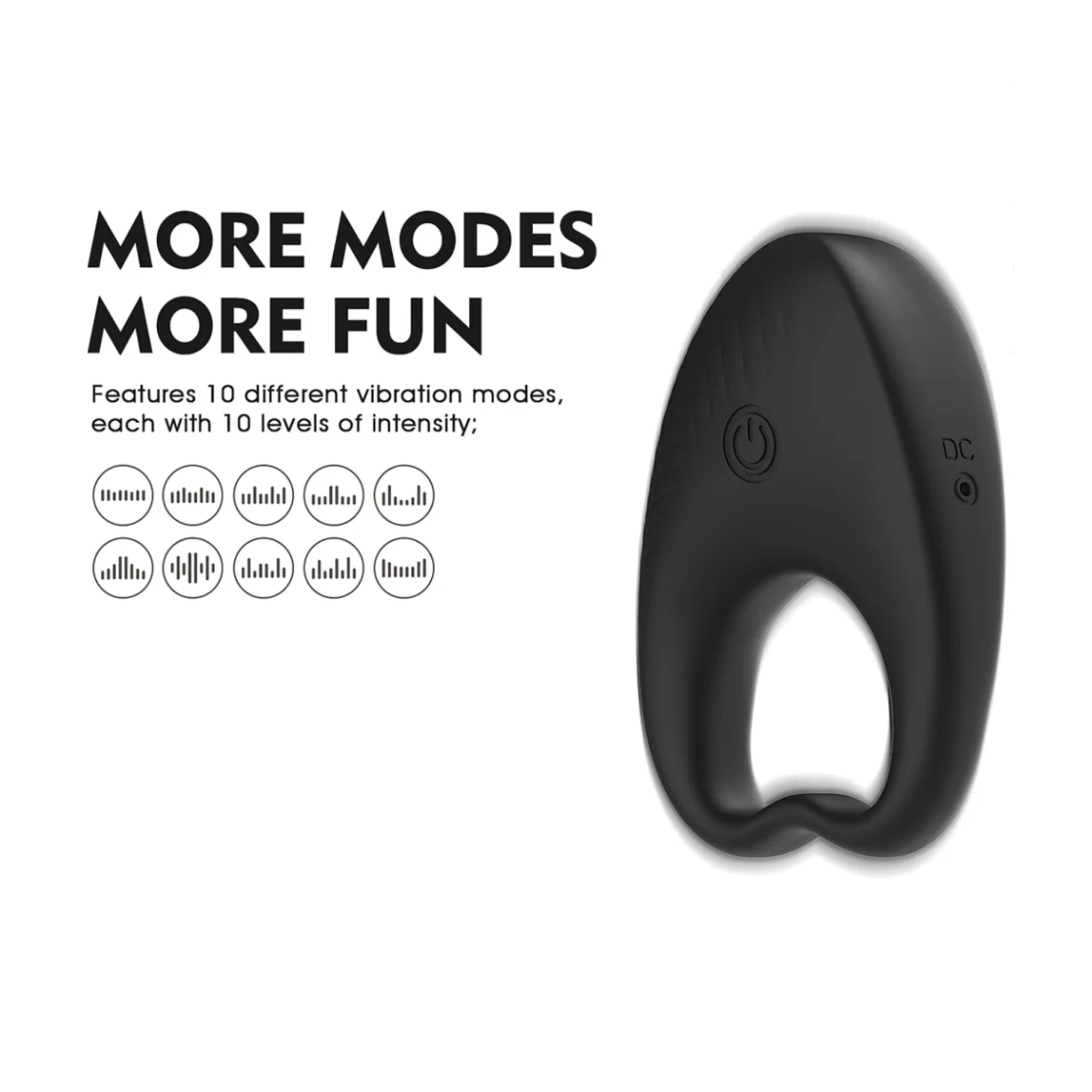 SXE Knight (Black) – Vibrating Cock Ring with Remote Control > Cock Ring > Vibrating
