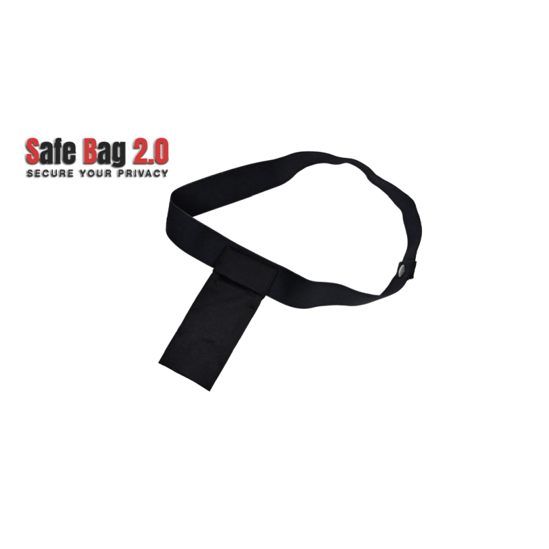 Safe Bag 2.0 Large Black Discreet Under-Clothing Security Pouch for Valuables > Essentials > Toy Storage