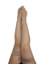 Kixies Samantha Nude Fishnet Thigh Highs > Clothes > Hosiery > Stockings