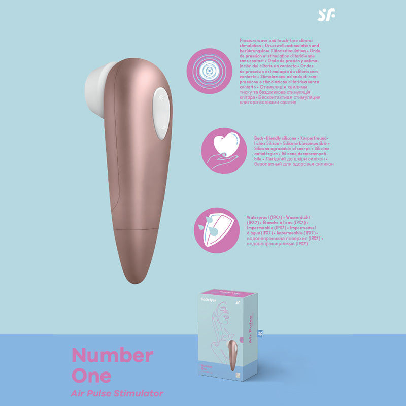 Satisfyer 1 Pressure Wave Vibrator – Compact Travel Size Vibrator Secondary image