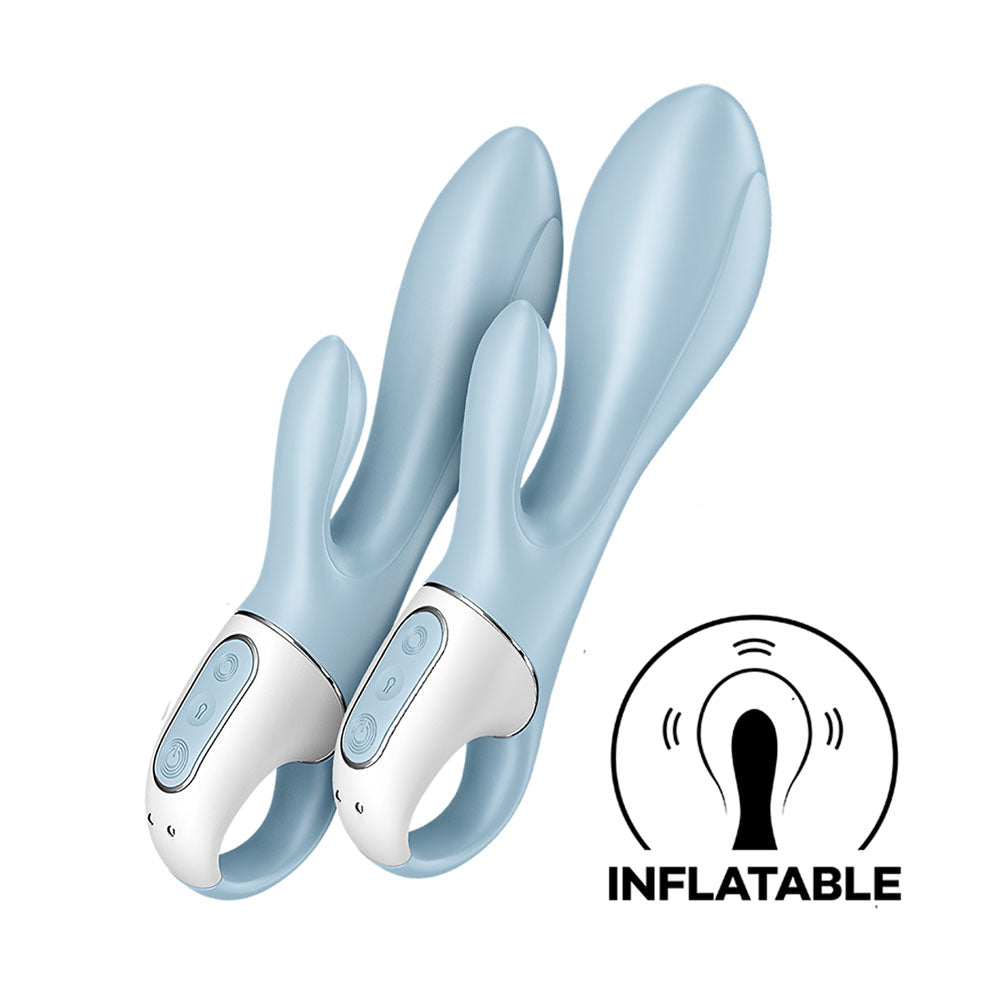Satisfyer Air Pump Bunny 1 – USB Rechargeable Inflatable 8 Inch Rabbit Vibrator > Vibrators > Ladies > Rabbit