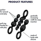 Satisfyer Booty Call Set of 3 Silicone Anal Plugs – Silicone Anal Plugs Set > Anal Range > Butt Plug Kits
