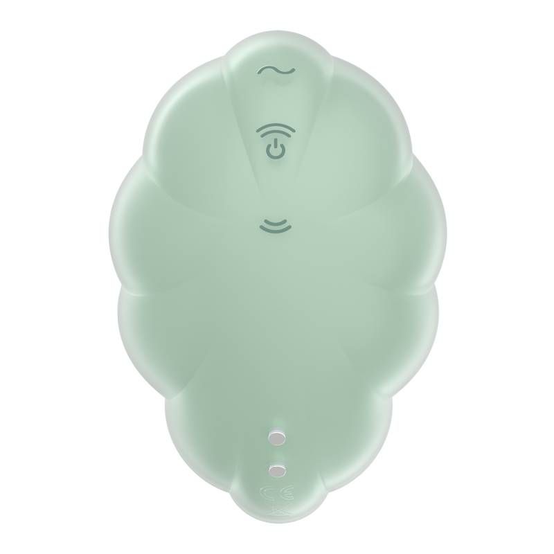 Satisfyer Cloud Dancer Mint Vibrator Compact Size STIMULATORS
