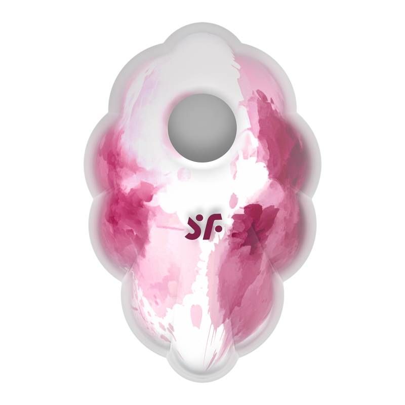 Satisfyer Cloud Dancer Red Compact Silicone Vibrator STIMULATORS