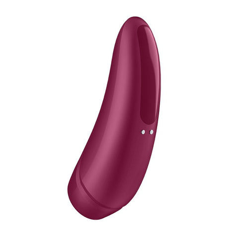 Satisfyer Curvy 1 Plus App Enabled Rose Red Stimulator AIR PULSATION