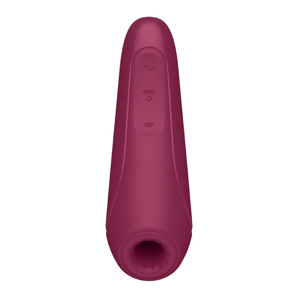 Satisfyer Curvy 1 Plus – App Enabled Clitoral Stimulator with Air-Pulse and Vibration Functions Secondary image