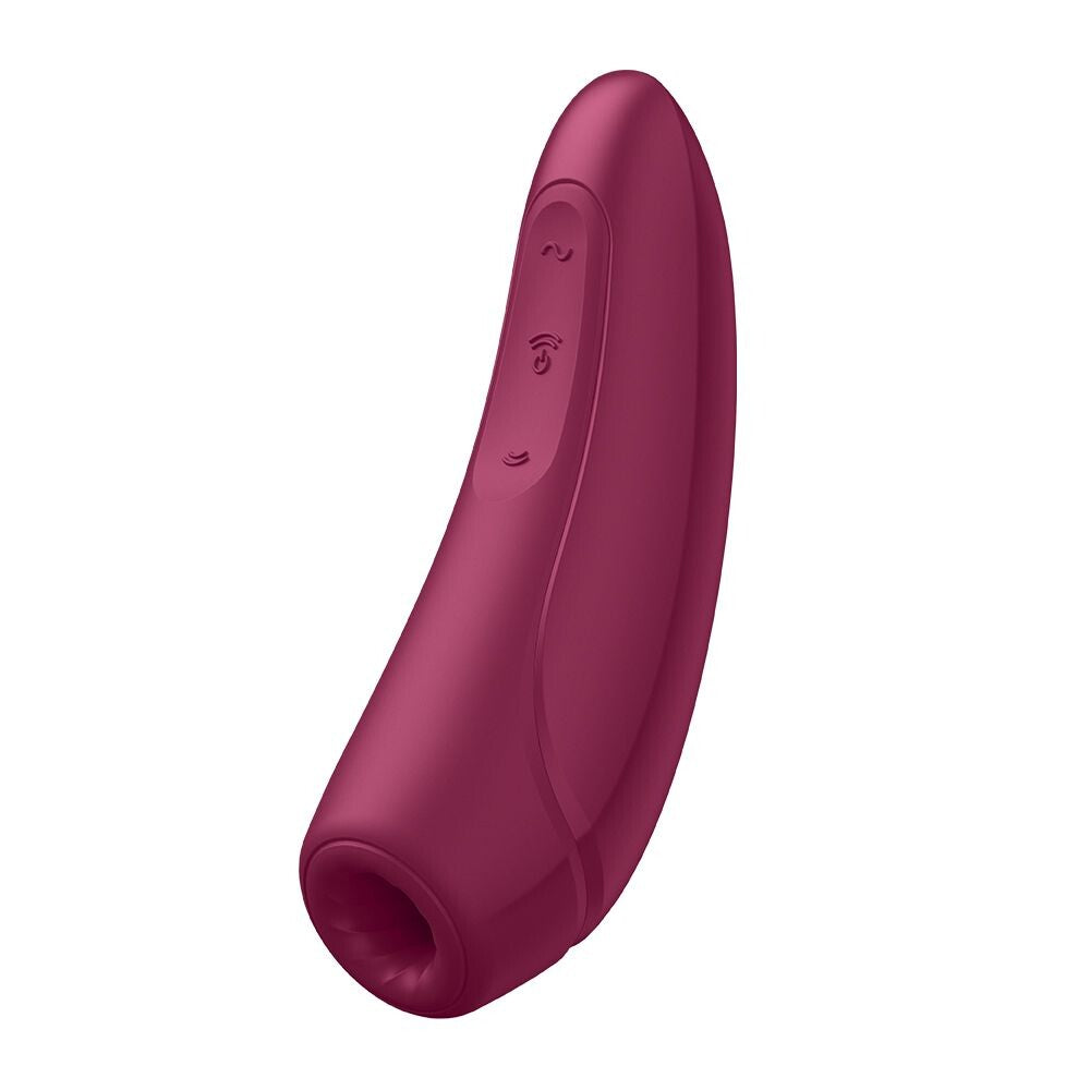 Satisfyer Curvy 1 Plus – App Enabled Clitoral Stimulator with Air-Pulse and Vibration Functions > Sex Toys For Ladies > Air Pulsation