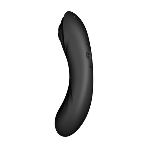 Satisfyer Curvy Trinity 4 Insertable Air Pulse Vibrator Black AIR PULSATION