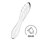 Satisfyer Dazzling Crystal 1 Double-Ended Glass Dildo > Glass > Dildos