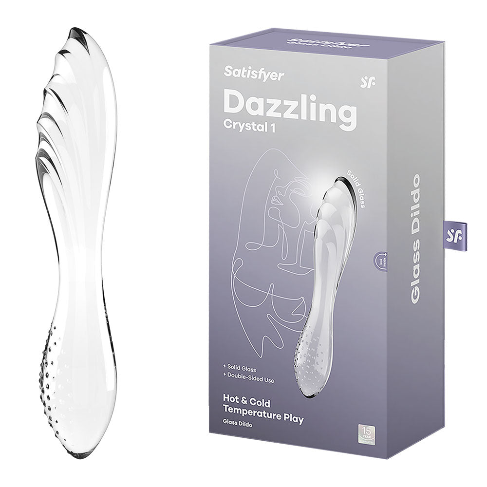 Satisfyer Dazzling Crystal 1 Double-Ended Glass Dildo > Glass > Dildos Main image