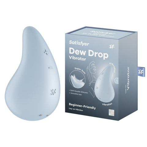 Satisfyer Dew Drop Compact Lay-On Vibrator 4 Inches STIMULATORS