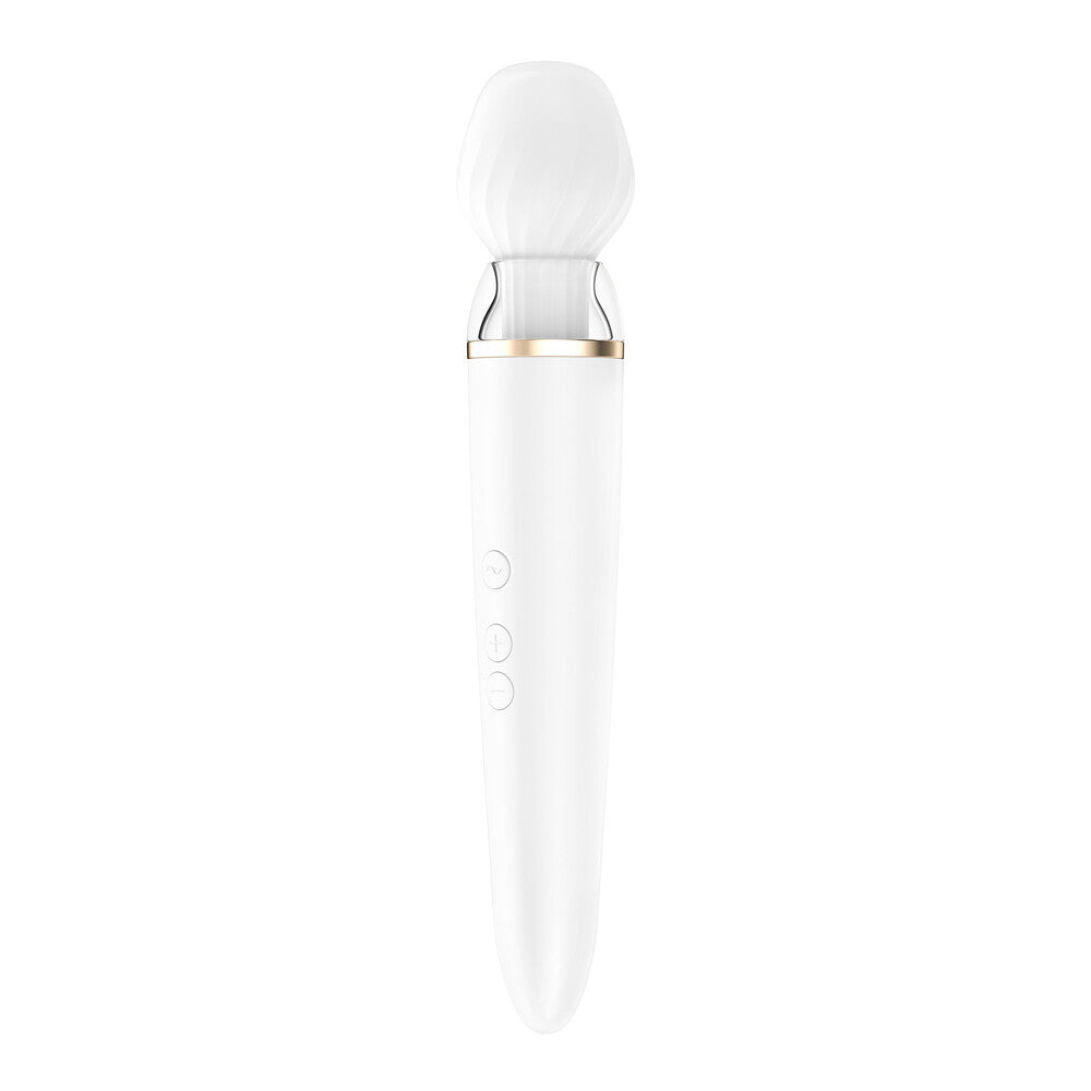 Satisfyer Double Wander Bluetooth App Remote-Controlled Couples Vibrator with Interchangeable Heads > Sex Toys > Massage Wands Main image