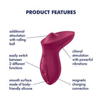 Satisfyer Exciterrr Vibrator – Rechargeable Silicone Personal Vibrator > Vibrators > Ladies > Clitoral Vibrators and Stimulators