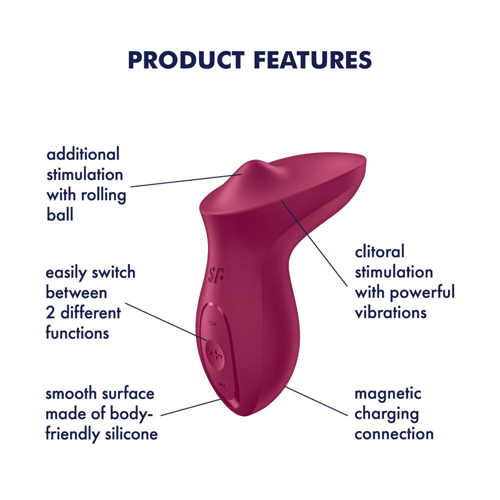 Satisfyer Exciterrr Vibrator – Rechargeable Silicone Personal Vibrator > Vibrators > Ladies > Clitoral Vibrators and Stimulators