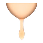Satisfyer Feel Good Menstrual Cup Orange with 15ml and 20ml Sizes Medical Grade Silicone > Essentials > Menstrual Products