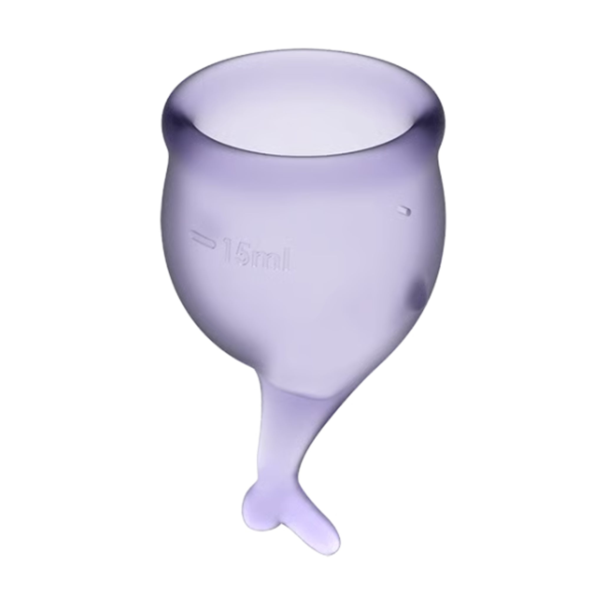15mL menstrual cup front view