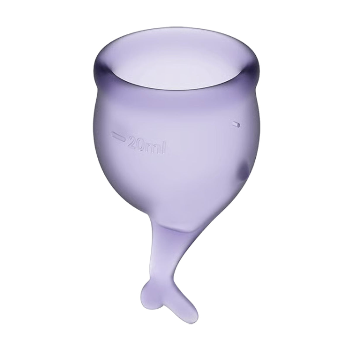 Satisfyer Feel Secure Menstrual Cup Lilla Medical Grade Silicone 15ml and 20ml Reusable Kit > Essentials > Menstrual Products