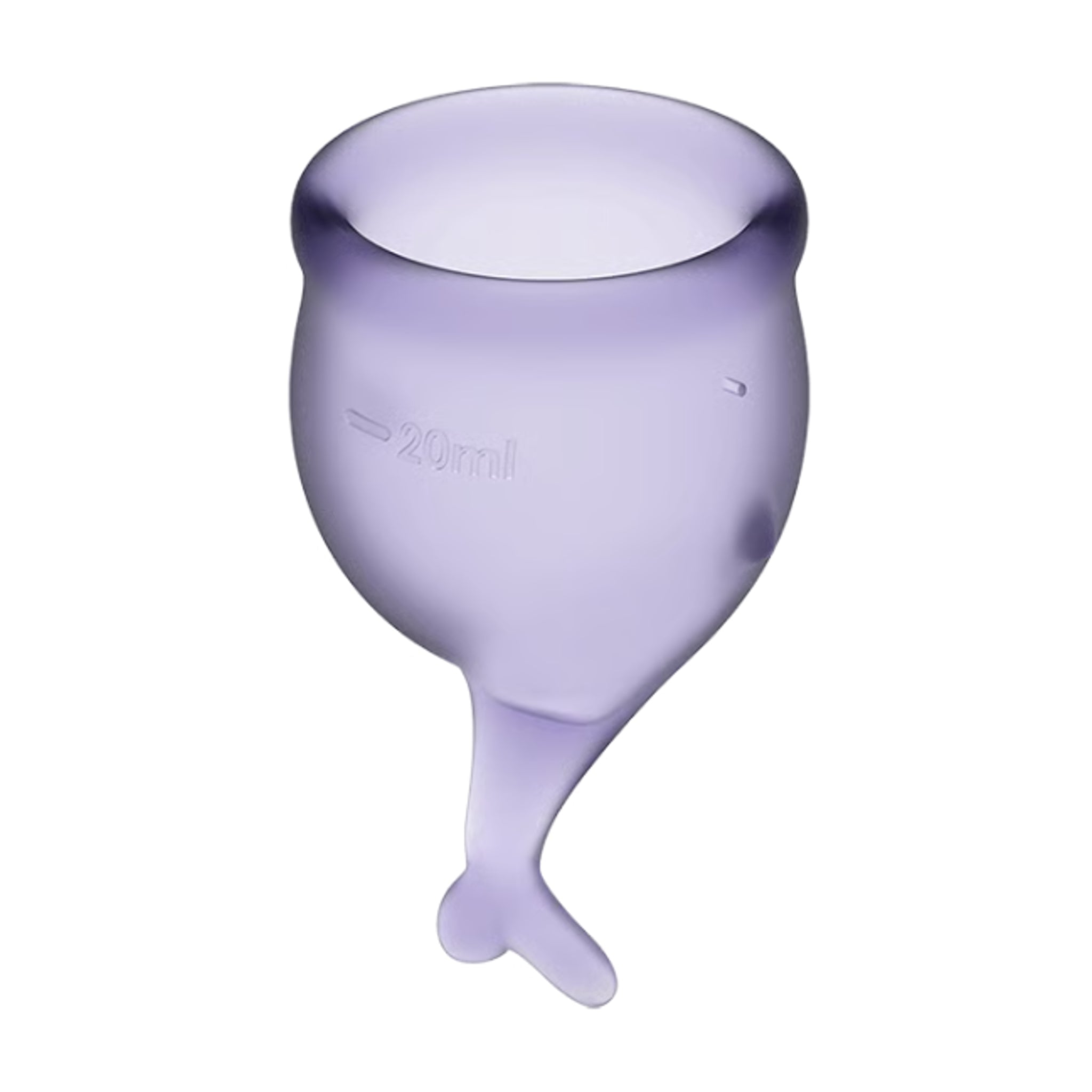 20mL menstrual cup front view