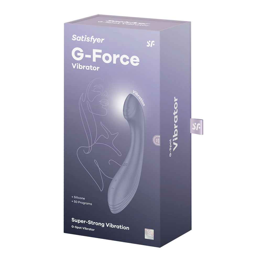 Satisfyer G-Force - Pink - Violet USB Rechargeable Vibrator 7.5 Inches Vibrators