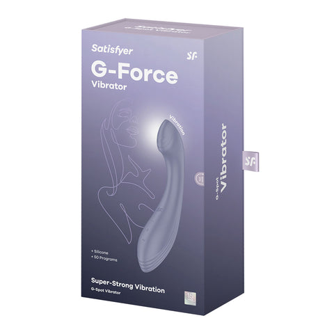 Satisfyer G-Force - Pink - Violet USB Rechargeable Vibrator 7.5 Inches Vibrators