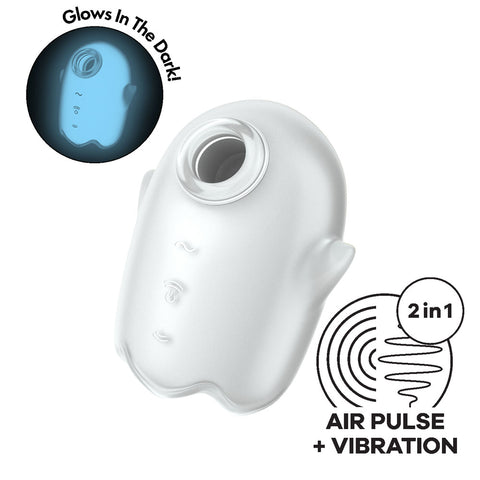 Satisfyer Glowing Ghost – Rechargeable Glow in Dark Stimulator AIR PULSATION