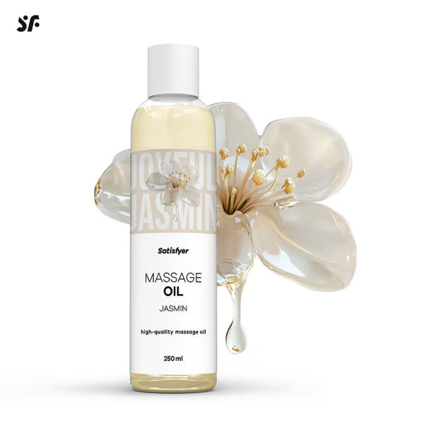 Satisfyer Jasmine Massage Oil (250ml) – Premium Massage Oil Secondary image