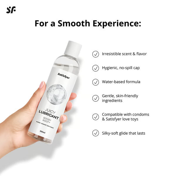 Satisfyer Juicy Lubricant (Water Based, 300ml) – Water-Based Lubricant > Lube > Water Based