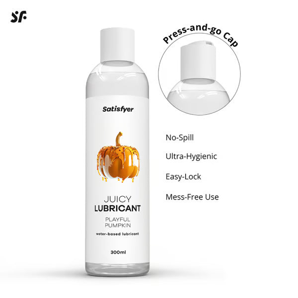 Satisfyer Juicy (Pumpkin) Water-Based Lubricant 300ml – Water-Based Lubricant > Lube > Flavoured