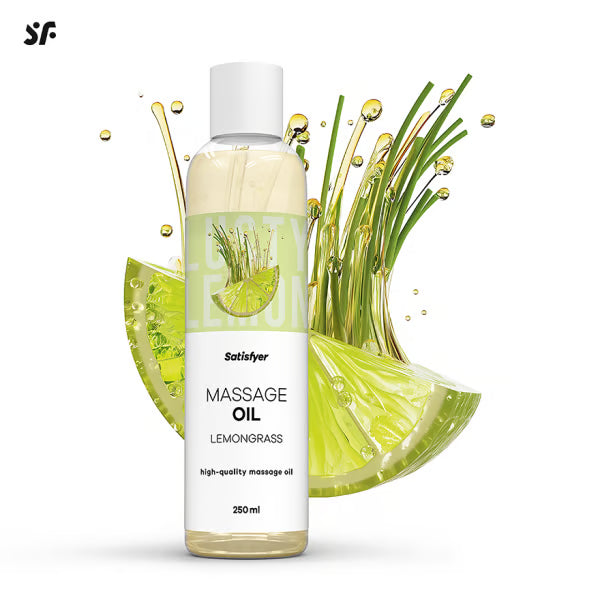 Satisfyer Lemongrass Massage Oil (250ml) – Massage Oil > Essentials > Massage Oil