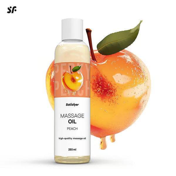 Satisfyer Massage Oil (Peach) – Nourishing Massage Oil 250ml > Essentials > Massage Oil