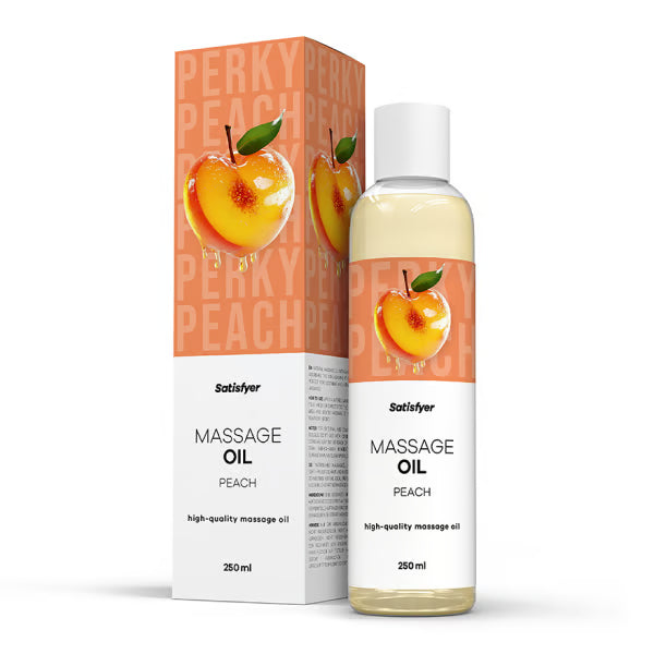 Satisfyer Massage Oil (Peach) – Nourishing Massage Oil 250ml > Essentials > Massage Oil