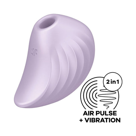 Satisfyer Pearl Diver (Violet) – Rechargeable Air Pulse Vibrator Purple AIR PULSATION