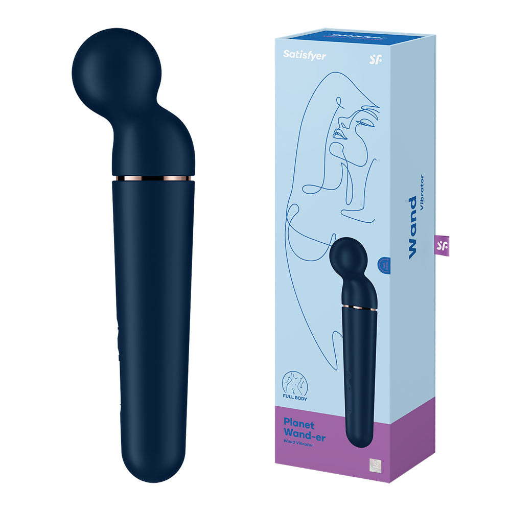 Satisfyer Planet Wand-er - Blue 10 Vibration Programs > Sex Toys > Massage Wands
