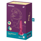 Satisfyer Plug-ilicious 2 – 5.3 Inch Ergonomic App-Enabled Vibrating Butt Plug > Anal Range > Vibrating Butt Plugs