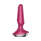 Satisfyer Plug-ilicious 2 – 5.3 Inch Ergonomic App-Enabled Vibrating Butt Plug Berry > Anal Range > Vibrating Butt Plugs