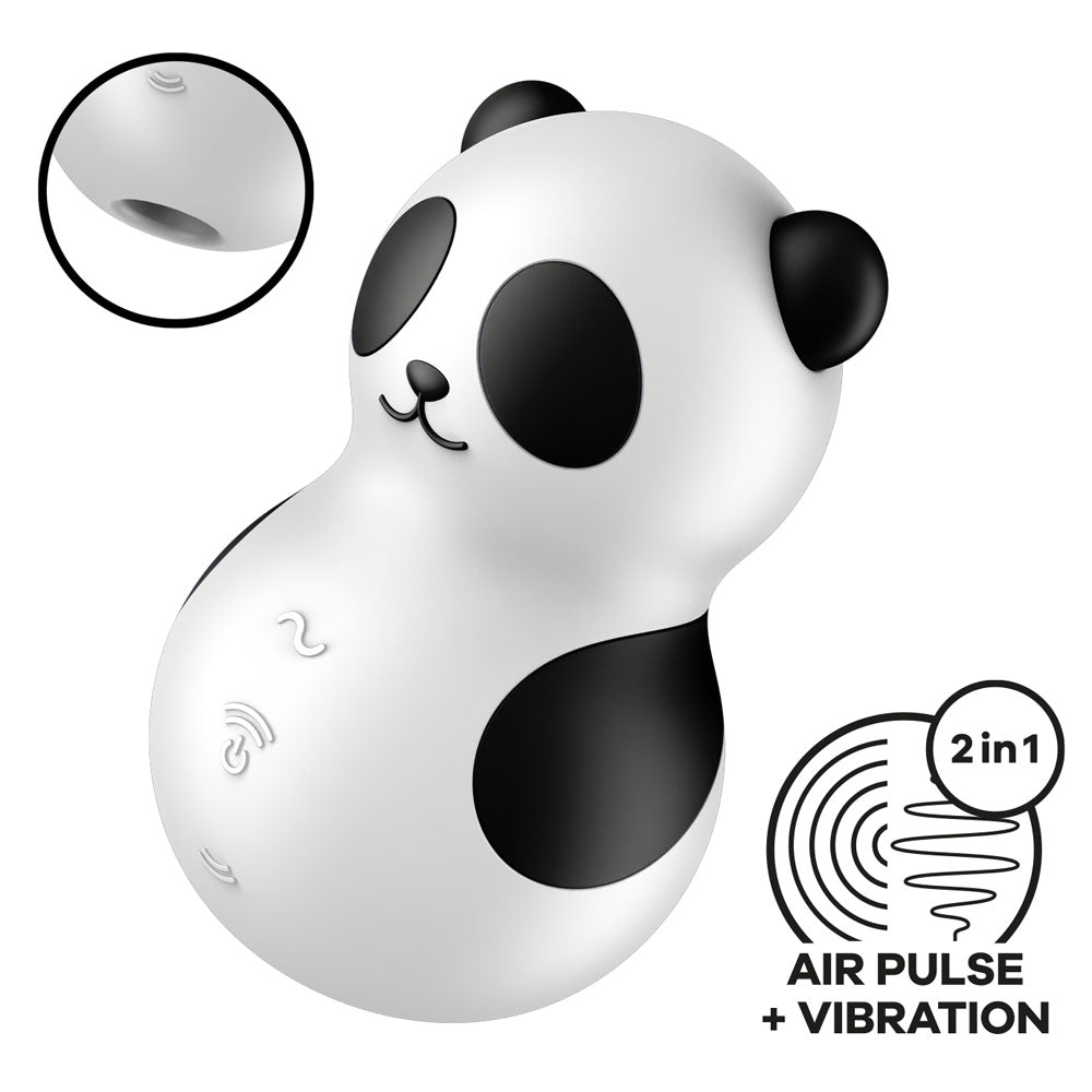 Satisfyer Pocket Panda Air Pulse Rechargeable Compact Vibrator Secondary image