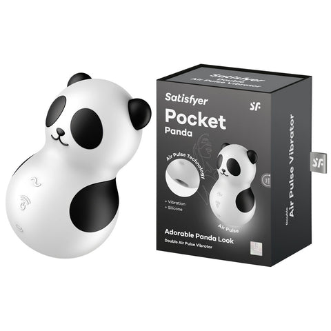 Satisfyer Pocket Panda Air Pulse Vibrator for Thrilling Pleasure STIMULATORS