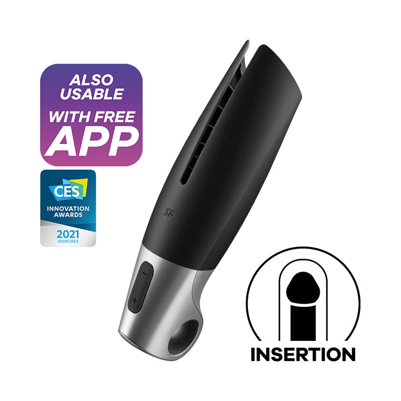 Satisfyer Power Masturbator – Male Stimulation Device > Sex Toys For Men > Masturbators > Vibrating
