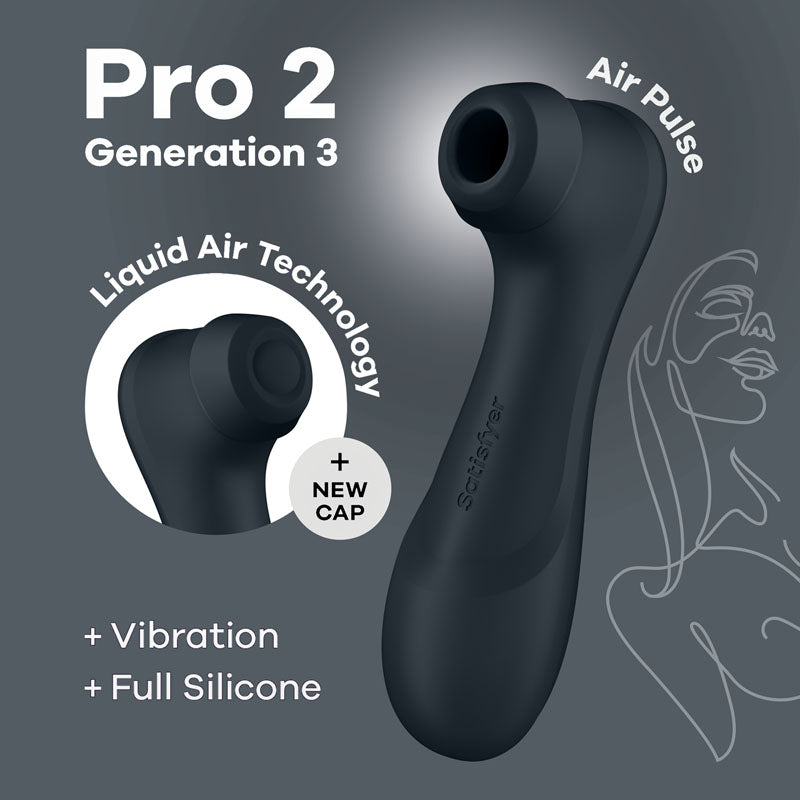 Satisfyer Pro 2 Gen 3 Waterproof Clitoral Stimulator with Air Pulse Technology > Sex Toys For Ladies > Air Pulsation