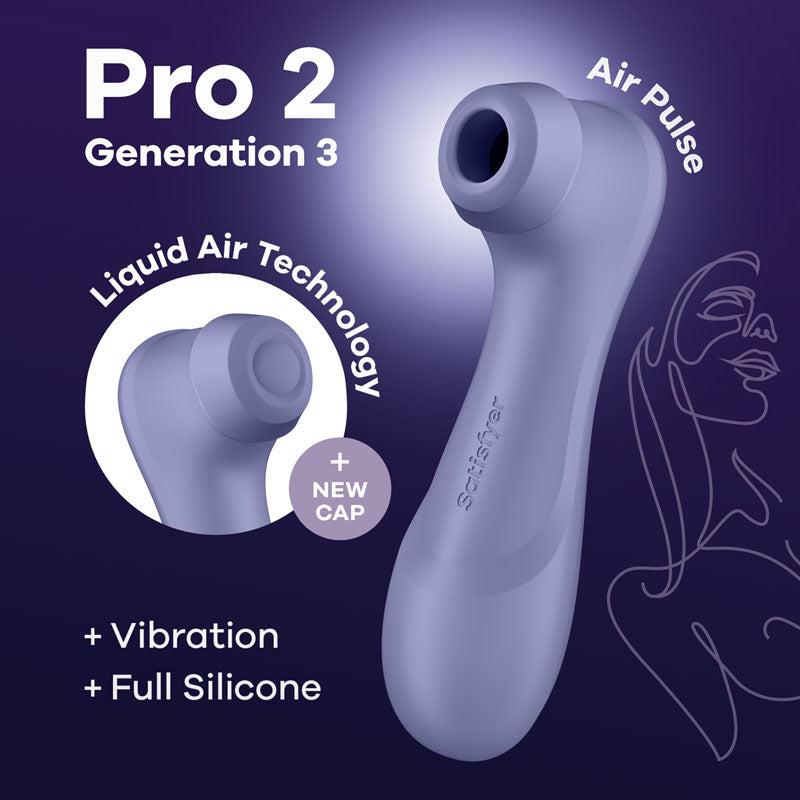 Satisfyer Pro 2 Gen 3 – Silicone Clitoral Stimulator with Air Pulse Technology Secondary image